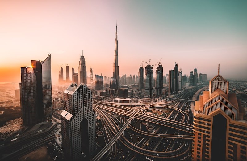 Burj Khalifa and the Dubai skyline — study in Dubai with Vibedu